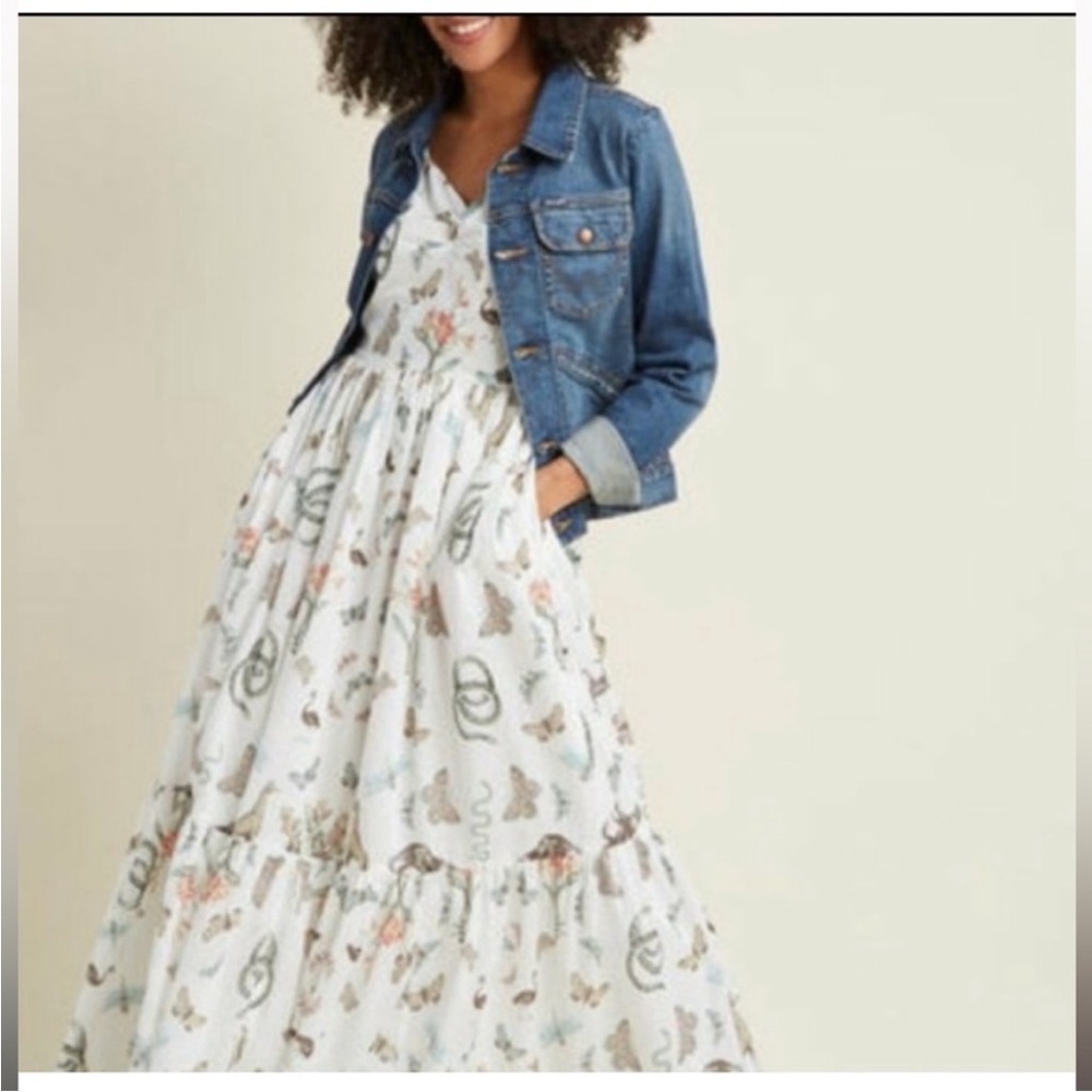 Modcloth Animal Print Maxi Dress